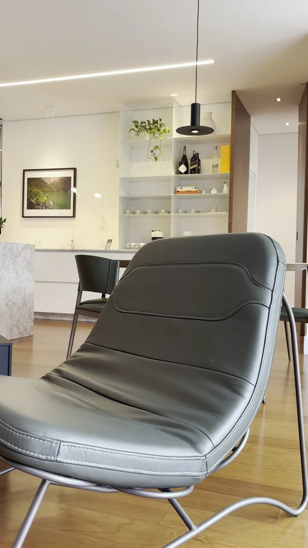 Estar e jantar — imagem do vídeo do decorado — Ahú, Curitiba