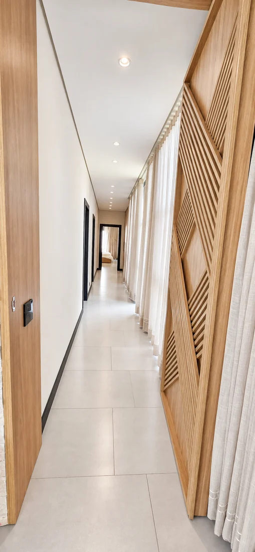 Circulação da área íntima — casa em Piraquara