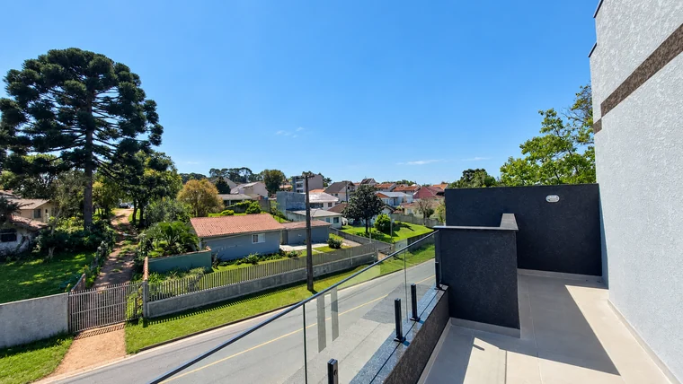 Terraço e vista do entorno — Abranches, Curitiba